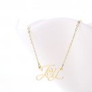Joy Name Necklace Gold Silver and Rose Gold for Women