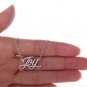 Joy Name Necklace Gold Silver and Rose Gold for Women