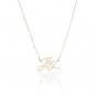 Joy Name Necklace Gold Silver and Rose Gold for Women