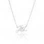Joy Name Necklace Gold Silver and Rose Gold for Women