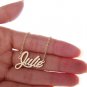 Julie Name Necklace Gold Silver and Rose Gold for Women