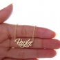 Kayla Name Necklace Gold Silver and Rose Gold for Women