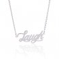 Laugh Name Necklace Gold Silver and Rose Gold for Women