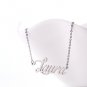 Laura Name Necklace Gold Silver and Rose Gold for Women