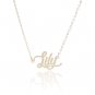 Lily Name Necklace Gold Silver and Rose Gold for Women