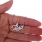 Lisa Name Necklace Gold Silver and Rose Gold for Women