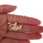 Lisa Name Necklace Gold Silver and Rose Gold for Women