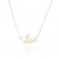 Lisa Name Necklace Gold Silver and Rose Gold for Women