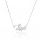 Lisa Name Necklace Gold Silver and Rose Gold for Women
