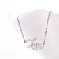 Love Name Necklace Gold Silver and Rose Gold for Women