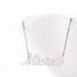 Michelle Name Necklace Gold Silver and Rose Gold for Women