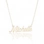 Michelle Name Necklace Gold Silver and Rose Gold for Women
