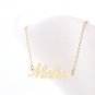 Mother Name Necklace Gold Silver and Rose Gold for Women