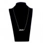 Mother Name Necklace Gold Silver and Rose Gold for Women