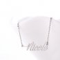 Nicole Name Necklace Gold Silver and Rose Gold for Women