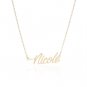Nicole Name Necklace Gold Silver and Rose Gold for Women