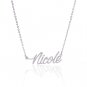 Nicole Name Necklace Gold Silver and Rose Gold for Women