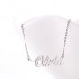 Olivia Name Necklace Gold Silver and Rose Gold for Women