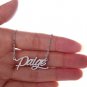 Paige Name Necklace Gold Silver and Rose Gold for Women