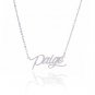 Paige Name Necklace Gold Silver and Rose Gold for Women