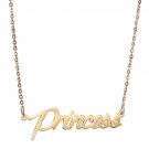 Princess Name Necklace Gold Silver and Rose Gold for Women
