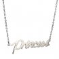 Princess Name Necklace Gold Silver and Rose Gold for Women