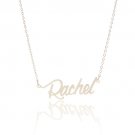 Rachel Name Necklace Gold Silver and Rose Gold for Women