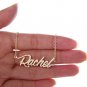 Rachel Name Necklace Gold Silver and Rose Gold for Women