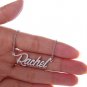 Rachel Name Necklace Gold Silver and Rose Gold for Women