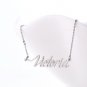 Victoria Name Necklace Gold Silver and Rose Gold for Women
