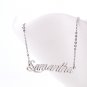 Samantha Name Necklace Gold Silver and Rose Gold for Women