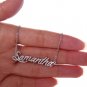 Samantha Name Necklace Gold Silver and Rose Gold for Women