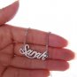 Sarah Name Necklace Gold Silver and Rose Gold for Women