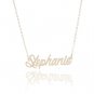 Stephanie Name Necklace Gold Silver and Rose Gold for Women
