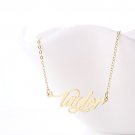 Taylor Name Necklace Gold Silver and Rose Gold for Women