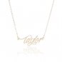 Taylor Name Necklace Gold Silver and Rose Gold for Women