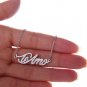 Teamo Name Necklace Gold Silver and Rose Gold for Women