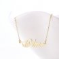 Teamo Name Necklace Gold Silver and Rose Gold for Women