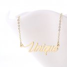 Unique Name Necklace Gold Silver and Rose Gold for Women