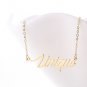 Unique Name Necklace Gold Silver and Rose Gold for Women