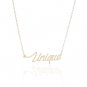 Unique Name Necklace Gold Silver and Rose Gold for Women