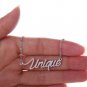 Unique Name Necklace Gold Silver and Rose Gold for Women