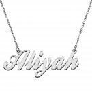 Custom Made Any Name Necklace Aliyah Stainless Steel Jewelry for Mother