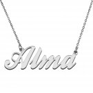 Custom Made Any Name Necklace Alma Stainless Steel Jewelry for Mother Custom Made Any Name Necklace Alma Stainless Steel Jewelry for Mother