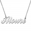 Custom Made Any Name Necklace Aloure Stainless Steel Jewelry for Mother Custom Made Any Name Necklace Aloure Stainless Steel Jewelry for Mother