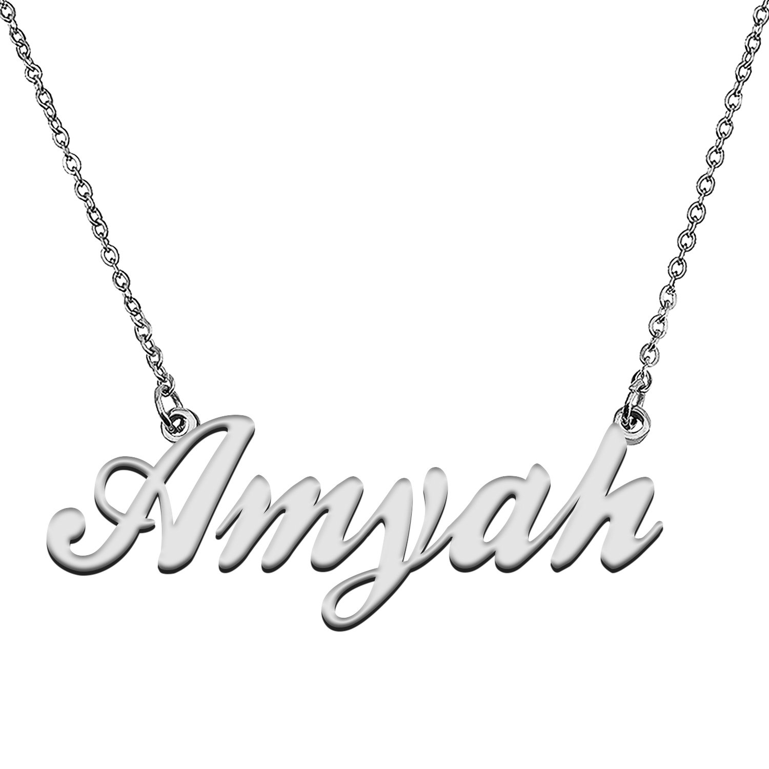 Custom Made Any Name Necklace Amyah Stainless Steel Jewelry for Mother