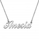 Custom Made Any Name Necklace Anesia Stainless Steel Jewelry for Mother Custom Made Any Name Necklace Anesia Stainless Steel Jewelry for Mother