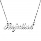 Custom Made Any Name Necklace Anjulina Stainless Steel Jewelry for Mother Custom Made Any Name Necklace Anjulina Stainless Steel Jewelry for Mother