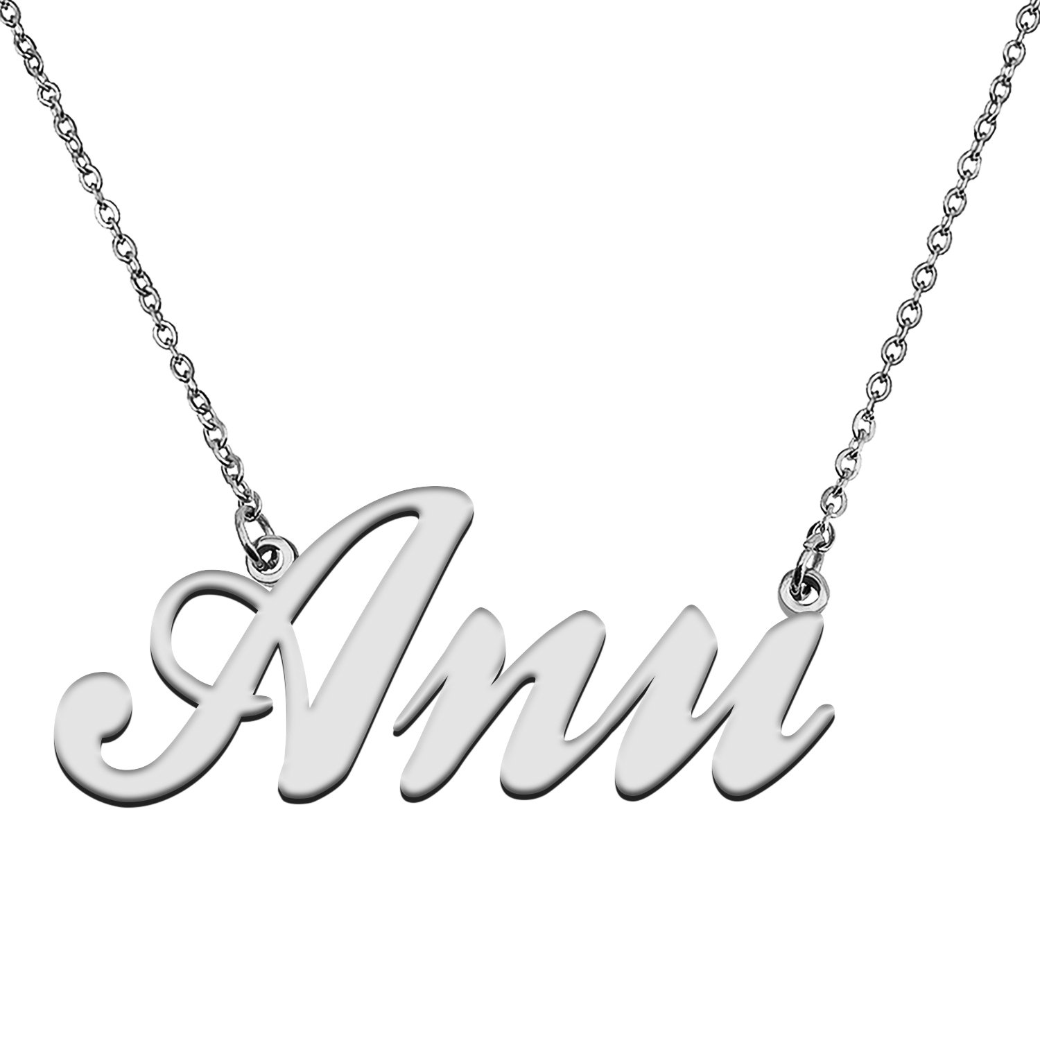 Custom Made Any Name Necklace Anu Stainless Steel Jewelry for Mother