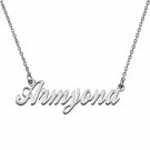 Custom Made Any Name Necklace Armyona Stainless Steel Jewelry for Mother Custom Made Any Name Necklace Armyona Stainless Steel Jewelry for Mother
